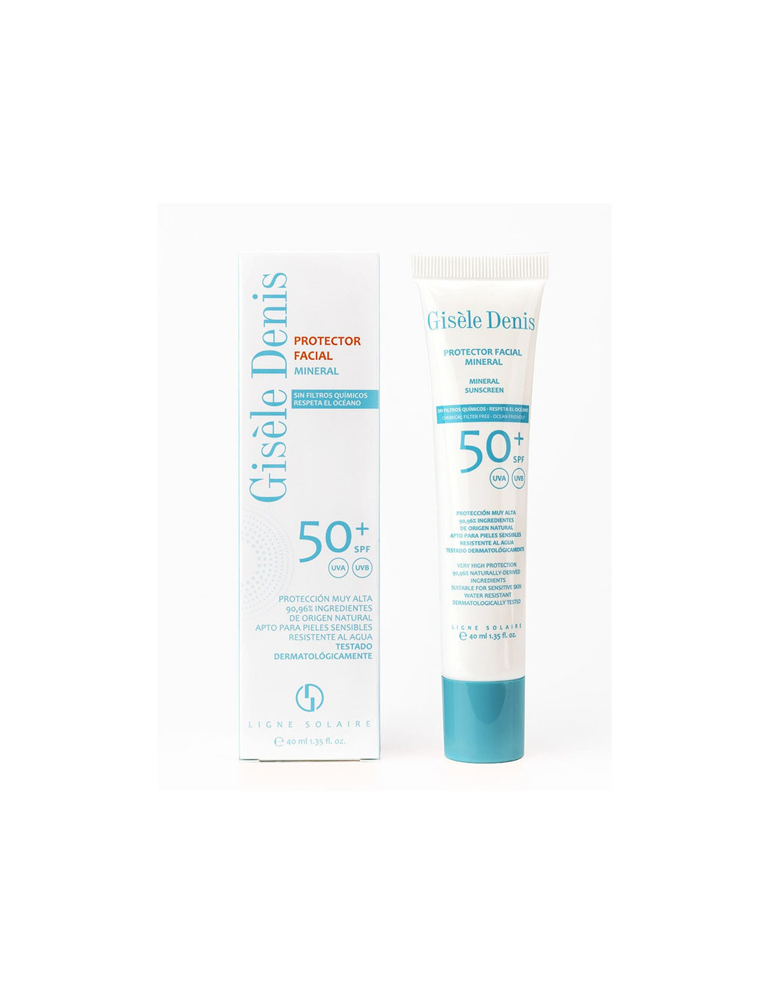 Protector Facial Mineral SPF 50 40ml