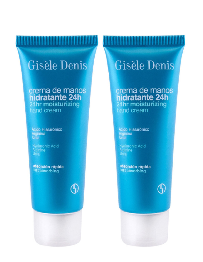 Confezione da 2 pezzi Crema mani idratante 24h 75ml