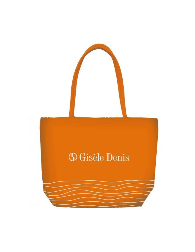 Gift orange beach bag