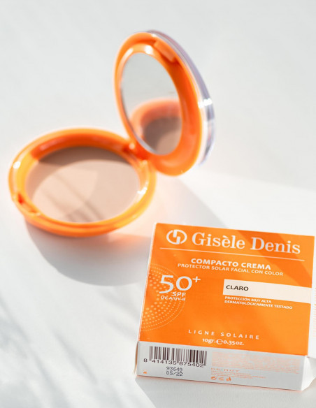 Compacto Crema Tono Claro SPF 50+ | Gisèle Denis