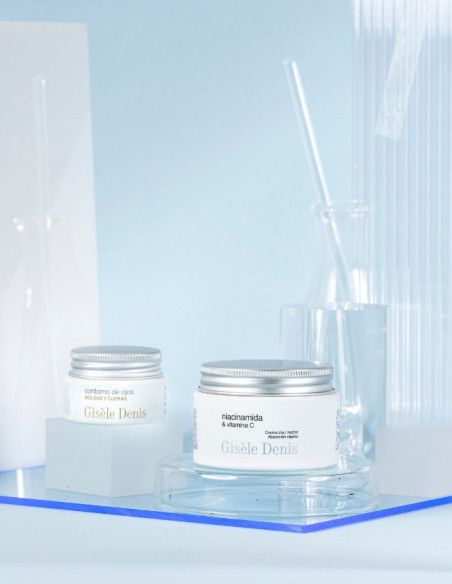 Routine giornaliera rigenerante con niacinamide - Crema viso 50ml e contorno occhi 15ml