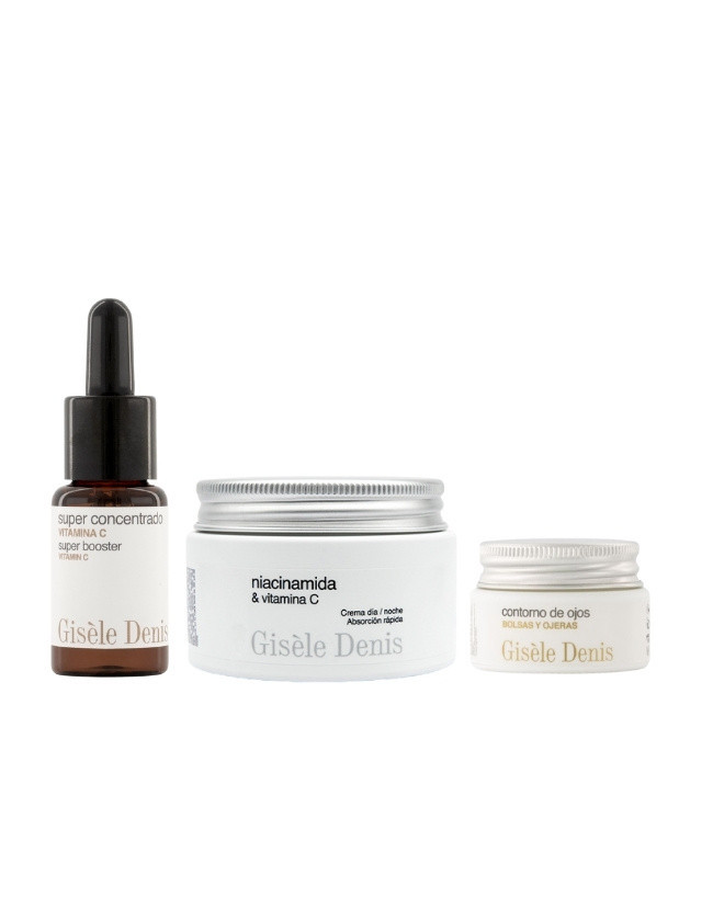 Rutina Facial de Luminosidad   - Crema facial 50ml, Super concentrado 15ml y Contorno de ojos 15ml