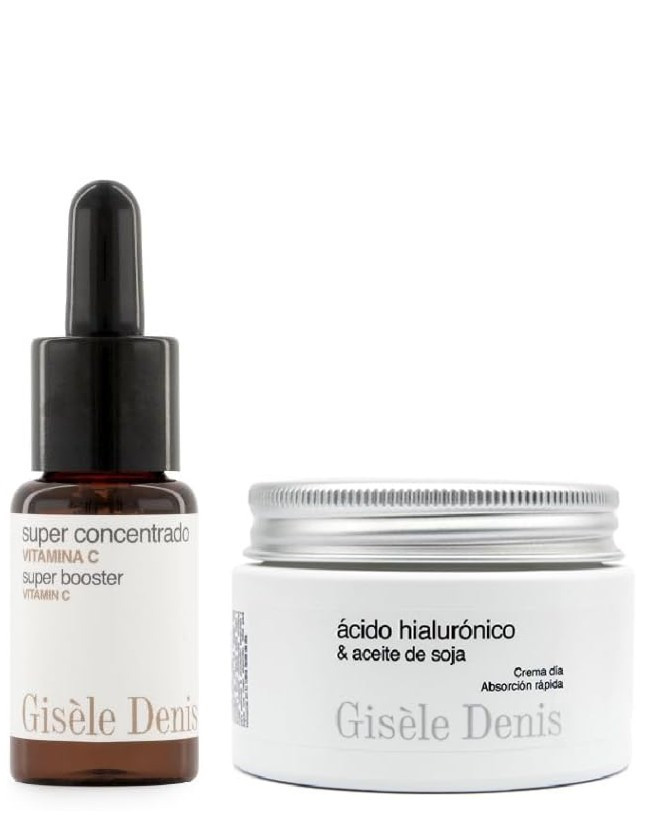 Pack Super Antioxidante - Creme Facial Ácido Hialurónico 50ml e Super Concentrado de Vitamina C 15ml