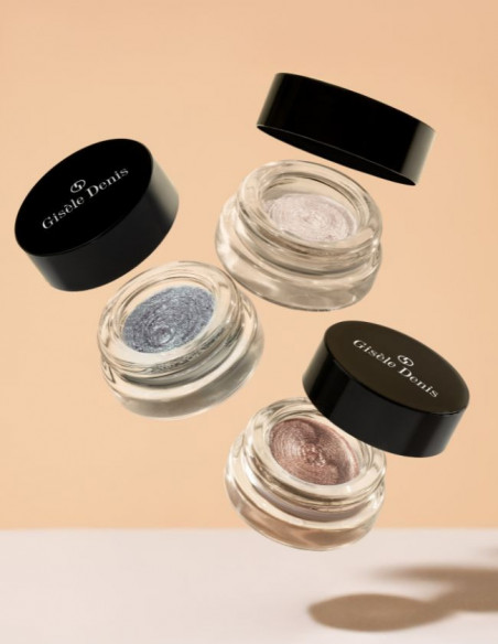 Conjunto de 3 sombras em creme