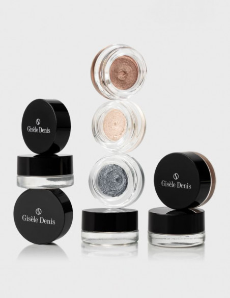 Conjunto de 3 sombras em creme