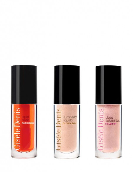 Pack de maquilhagem (Volumizador + Iluminador + Blush)