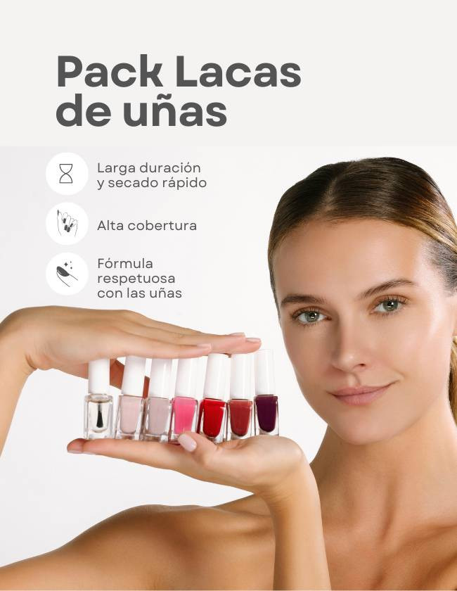 Coffret de vernis à ongles 6 couleurs + Top Coat 2