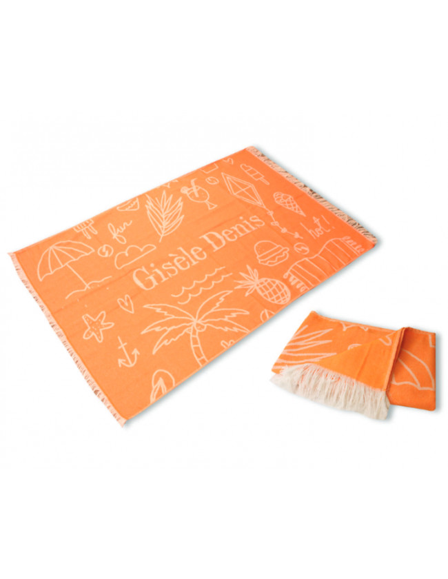 Geschenk eines Strandtuchs